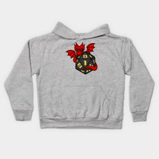 Dice and Dragons Kids Hoodie